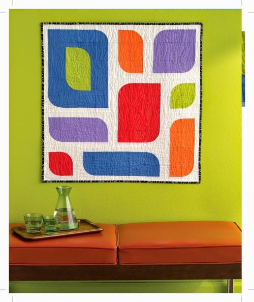 A Quilter's Mixology - Loosely Curved Wall Hanging beauty shot